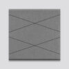 Grijze wanddeco - set 5 panelen - combi 4