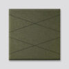 Groene wanddeco - set 5 panelen - combi 4